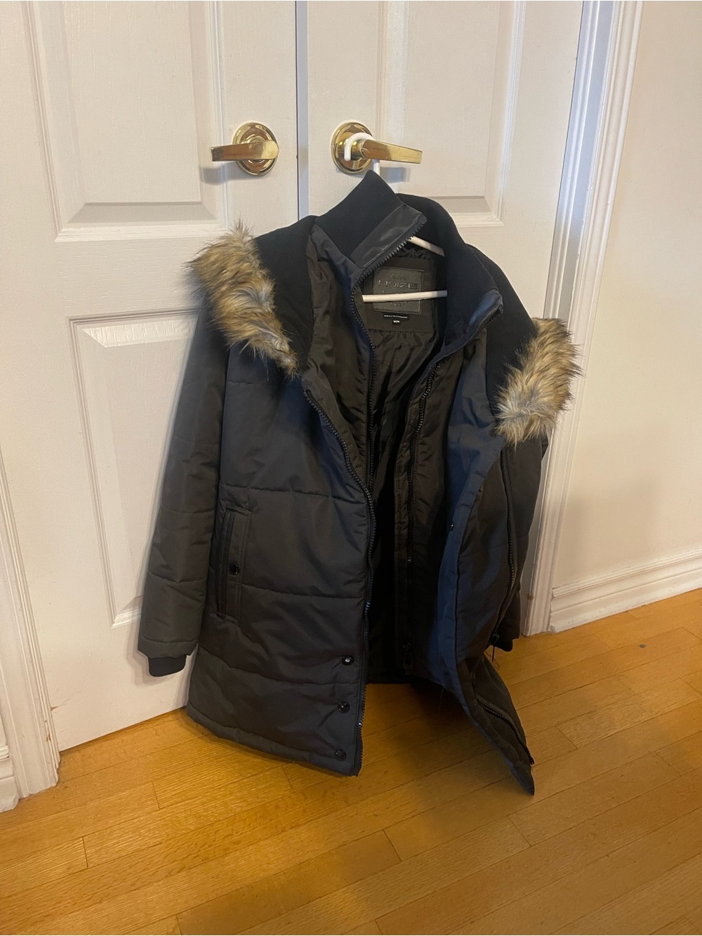 Noize dark brown coat. New!